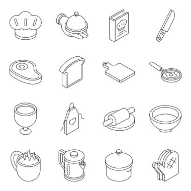 Karşınızda muhteşem bir mutfak ikonu koleksiyonu. Bu set mutfak aletleriyle ilgili tüm spektrumu kapsıyor. Şimdi bu vektörleri indirin ve tasarımlarınızda kullanırken eğlenin..