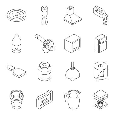 Karşınızda muhteşem bir mutfak ikonu koleksiyonu. Bu set mutfak aletleriyle ilgili tüm spektrumu kapsıyor. Şimdi bu vektörleri indirin ve tasarımlarınızda kullanırken eğlenin..