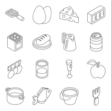Presenting a spectacular collection of kitchen Linear icons. This set cover the whole spectrum related to kitchen utensils. So, download these vectors now and have fun usinyit in your designs. clipart