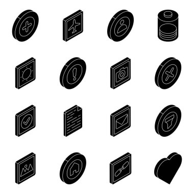 Bu ui simgeleri kullanıcı için görsel etkileşimleri kolaylaştırmak için çok iyi tasarlanmıştır. Katı stil simgeleri bu seti daha sofistike yapar. Eğer UI simgeleri arıyorsanız, bu paketi alın!