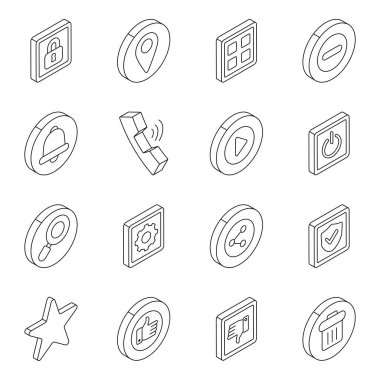 Bu ui simgeleri kullanıcı için görsel etkileşimleri kolaylaştırmak için çok iyi tasarlanmıştır. Katı stil simgeleri bu seti daha sofistike yapar. Eğer UI simgeleri arıyorsanız, bu paketi alın!