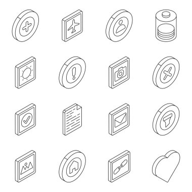 Bu ui simgeleri kullanıcı için görsel etkileşimleri kolaylaştırmak için çok iyi tasarlanmıştır. Katı stil simgeleri bu seti daha sofistike yapar. Eğer UI simgeleri arıyorsanız, bu paketi alın!