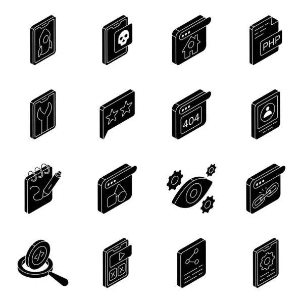 stock vector Presenting a set of designing Solid icons. This pack includes colored icons about graphic, web design and some more ideas.