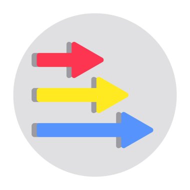 Yön okunun modern biçim simgesi