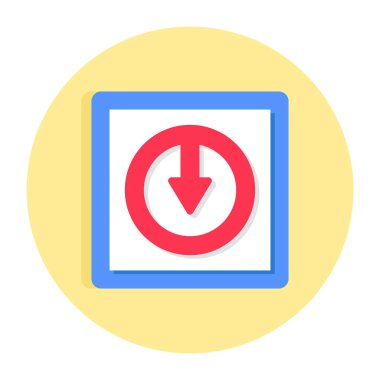 Yön okunun modern biçim simgesi