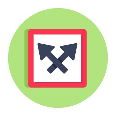 Yön okunun modern biçim simgesi