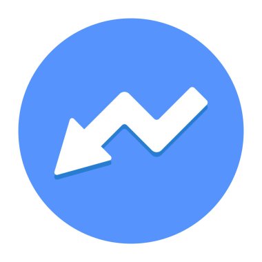 Yön oklarının düzenlenebilir düz tasarımı