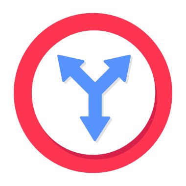 Yön oklarının düzenlenebilir düz tasarımı