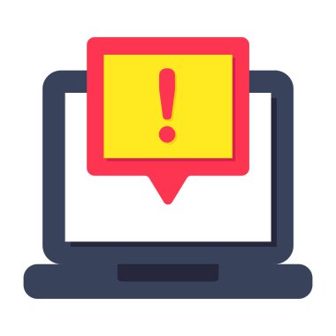 Sohbet hatasının simge tasarımı 