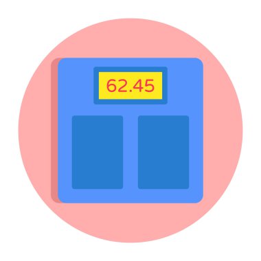 Ağırlık makinesinin modaya uygun tasarım simgesi 