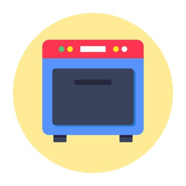 Yemek pişirme aralığının mükemmel tasarım simgesi 