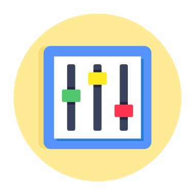 Kutu çiziminin düz tasarım simgesi