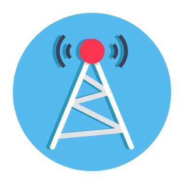 Ağ kulesinin modaya uygun tasarım simgesi