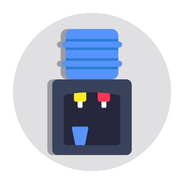 Su dağıtıcısının en iyi tasarım simgesi 