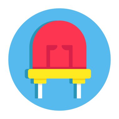 Kapasitörün yaratıcı tasarım simgesi