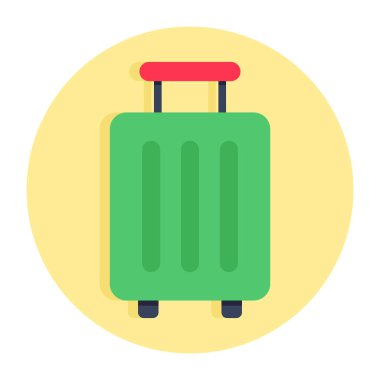 Vector design of trolley bag