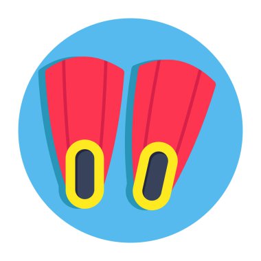 Premium download icon of scuba fins