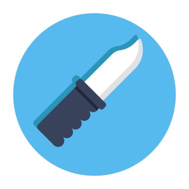 Modern design icon of knife 