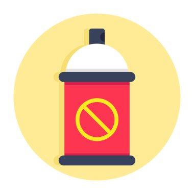 Sivrisinek spreyinin düzenlenebilir tasarım simgesi 