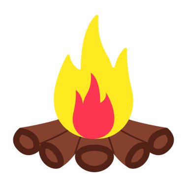 Perfect design icon of fireplace 