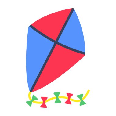 Düzenlenebilir bir uçurtma tasarımı simgesi