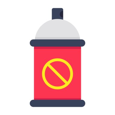 Sivrisinek spreyinin düzenlenebilir tasarım simgesi 