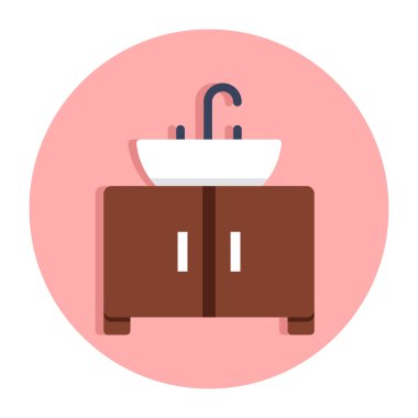 An icon design of nightstand clipart