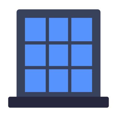 Editable design icon of window