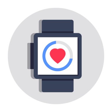 Fitness izleyicisinin modern tasarım simgesi