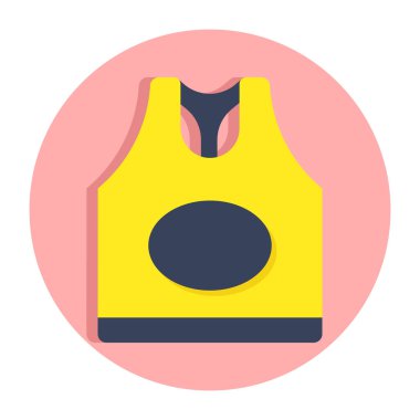 An icon design of sports vest 