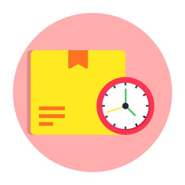 Perfect design icon of delivery time