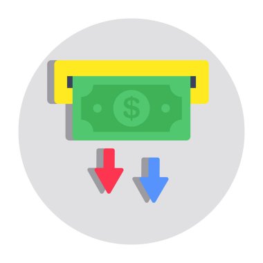 Perfect design icon of money withdrawal