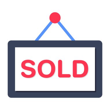 Satılmış tahtanın moda tasarım simgesi  