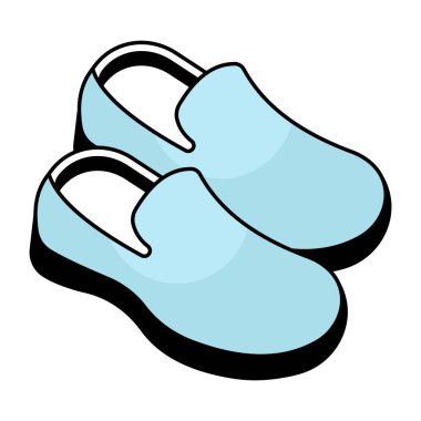 Renkli bir ayakkabı tasarımı simgesi