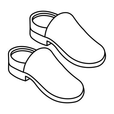 Renkli bir ayakkabı tasarımı simgesi