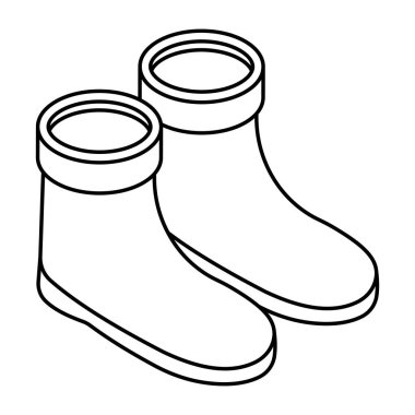 Ugg çizmelerinin yaratıcı tasarım simgesi