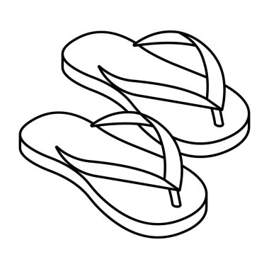 Parmak arası terliğin mükemmel tasarım simgesi