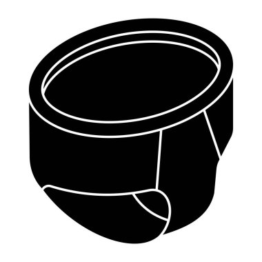 Güzel bir iç çamaşırı tasarımı ikonu. 