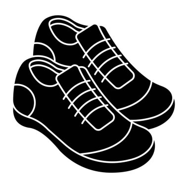 Renkli bir ayakkabı tasarımı simgesi