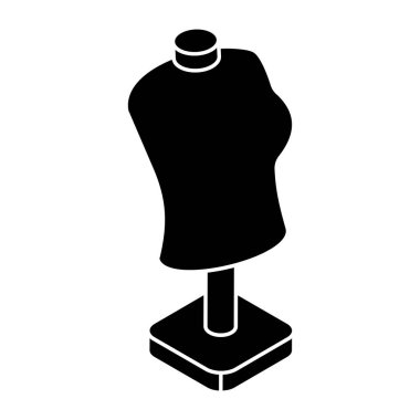 Renkli bir manken tasarımı simgesi