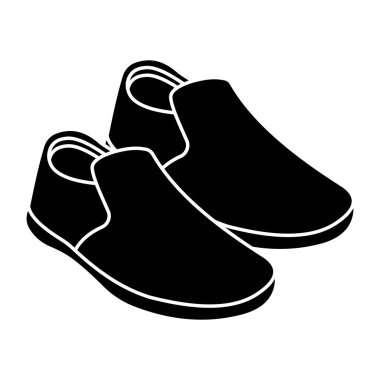 Renkli bir ayakkabı tasarımı simgesi