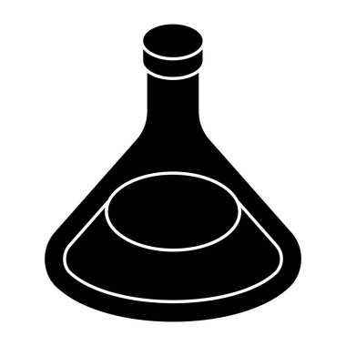      Kimyasal şişenin son moda vektör tasarımı