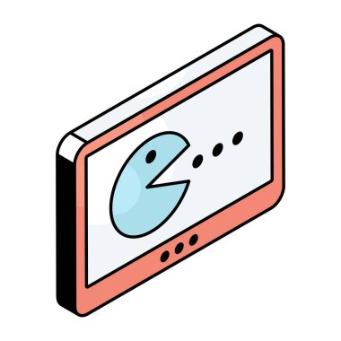 Balon yeme oyununun yaratıcı tasarım simgesi