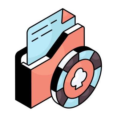 Kumarhane dizininin mükemmel tasarım simgesi 