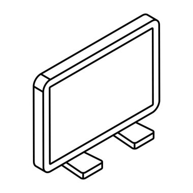 Premium download icon of monitor 