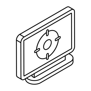 Odaklanmanın eşsiz tasarım simgesi