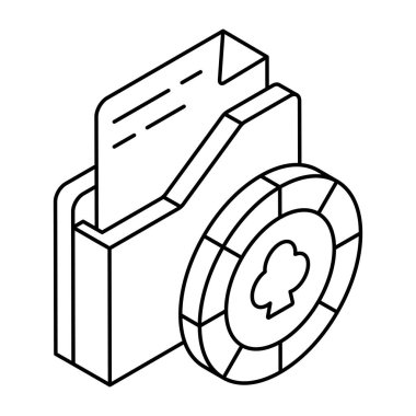 Kumarhane dizininin mükemmel tasarım simgesi 