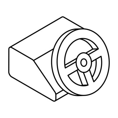 Yönlendirmenin modern tasarım simgesi 