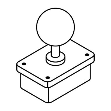 joystick 'in modern tasarım simgesi 