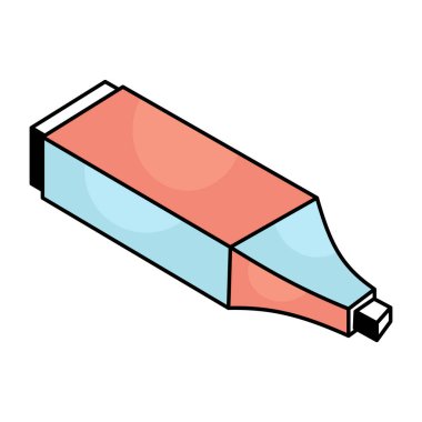 Vurgulayıcının yaratıcı tasarım simgesi 